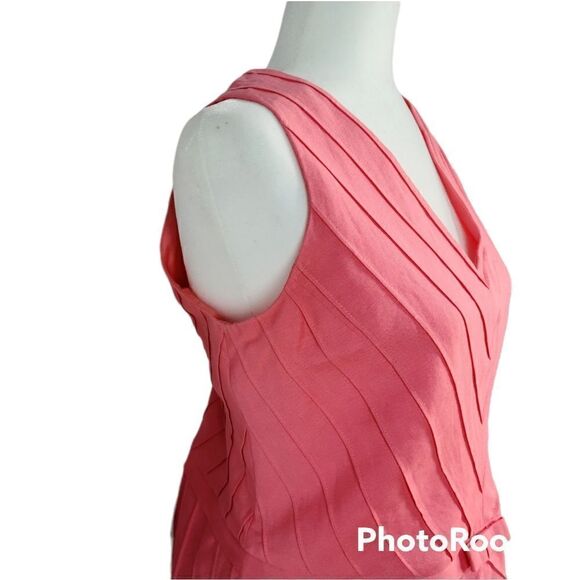 Positive Attitude Pink Linen Blend 2 PCS Skirt Set Full Lining Size 12 - Picture 9 of 16